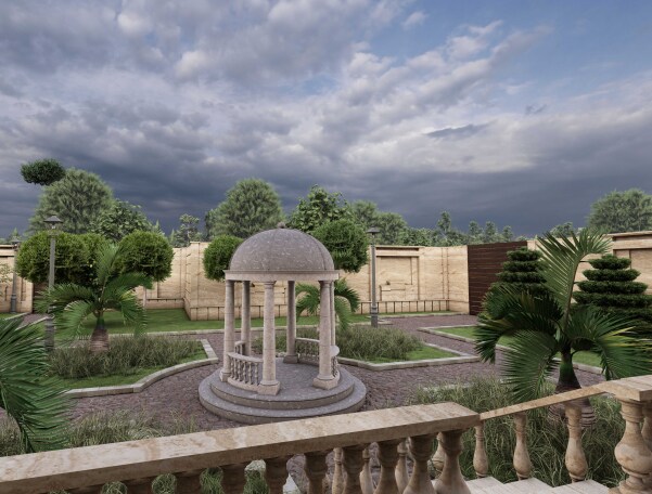 طراحی محوطه